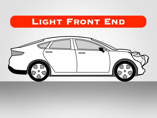 Light Front End Damage - Junk Car Cash Out