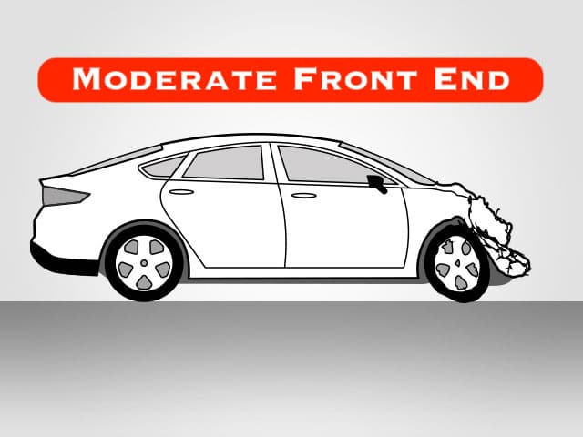 Moderate Front End Damage - Junk Car Cash Out